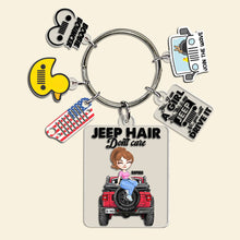 Load image into Gallery viewer, Personalized Jeep Lover Keychain Set - Fun and Stylish Designs Keychains PopCulturePrints