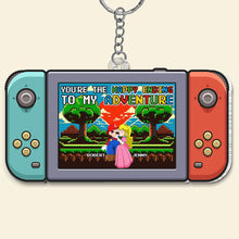 Load image into Gallery viewer, Personalized Happy Ending Keychain for Couples Keychains PopCulturePrints