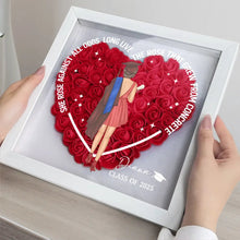 Load image into Gallery viewer, She Rose Against All Odds - Personalized Flower Shadow Box Flower Shadow Box PopCulturePrints