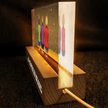 Load image into Gallery viewer, We Woof You, Personalized Whiskey Glass - Perfect Gift for Dog Lovers, Dads, and Grandpas Rectangle LED Light PopCulturePrints