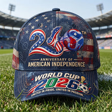 Load image into Gallery viewer, Celebrate Freedom with Pride - Proud Festive Classic Cap, Personalized Gift for Sports Fans Caps PopCulturePrints