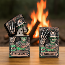 Load image into Gallery viewer, “Ignite Your Fears” - Creepy Movie Characters Lighter - Personalized Gift for Horror Fans Lighter PopCulturePrints