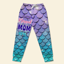 Load image into Gallery viewer, In My Mermaid MOM Era Sweatpants - Personalized Gifts for Moms Shorts and Pants PopCulturePrints