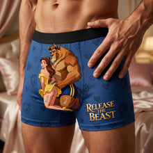 Load image into Gallery viewer, Release the Beast - Personalized Boxer Shorts for Him Boxer Briefs PopCulturePrints
