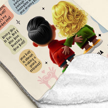 Load image into Gallery viewer, Personalized Couple Blanket - 70 Reasons Why I Love You Blanket PopCulturePrints