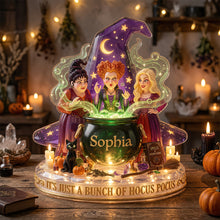 Load image into Gallery viewer, “Ignite Your Magical Spirit!” - Mystic Sisters Acrylic Light Box - Personalized Gift for Witch Lovers