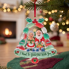 Load image into Gallery viewer, I Want To Grow Old With You - Personalized Mischievous Old Couple Acrylic Ornament - Unique Gifts for Couples