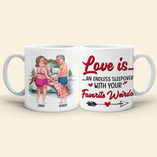 Load image into Gallery viewer, Personalized Coffee Mug - Endless Love Sleepover for Couples | Valentine's Day Gifts Coffee Mug PopCulturePrints