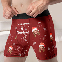 Load image into Gallery viewer, Personalized Christmas Boxer Briefs for Men - Custom Photo Gift Boxer Briefs PopCulturePrints