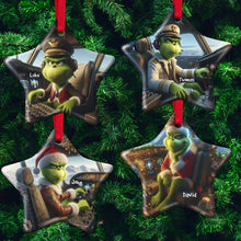 Load image into Gallery viewer, Personalized Pilot Christmas Star Ornament Ornament PopCulturePrints
