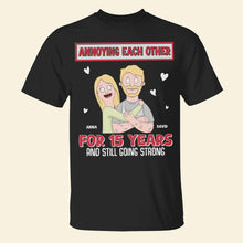 Load image into Gallery viewer, Funny Couples T-Shirt - Annoying Each Other For 20 Years Shirts PopCulturePrints