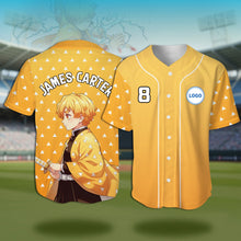 Load image into Gallery viewer, “Unleash Your Inner Fan!” - Personalized Baseball Fan Jersey Shirt - Unique Gift for Sports Enthusiasts AOP Products PopCulturePrints