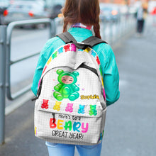 Load image into Gallery viewer, Beary Great Year Personalized Kids Backpack Backpack PopCulturePrints