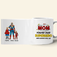 Load image into Gallery viewer, Superhero Dad Personalized Mug - Gift for Father Coffee Mug PopCulturePrints