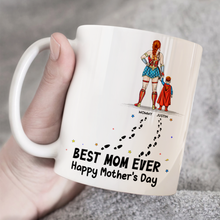 Load image into Gallery viewer, Best Mom Ever - Personalized Coffee Mug for Mother's Day Coffee Mug PopCulturePrints