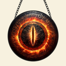Load image into Gallery viewer, Fantasy Eye Stained Glass Ornament for Fantasy Novel Enthusiasts Suncatcher PopCulturePrints