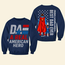 Load image into Gallery viewer, “Best Dad Ever” - Personalized Dad Shirt, Custom Gift for Fathers & Kids Shirts PopCulturePrints