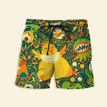 Load image into Gallery viewer, Custom Game Lover Hawaiian Shirt Set - Retro Character Design Hawaiian Shirts PopCulturePrints