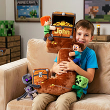 Load image into Gallery viewer, “Adventure Awaits!” - Pixel Adventure Alphabet Custom Shaped Pillow - Personalized Gift for Kids Pillow PopCulturePrints