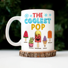 Load image into Gallery viewer, The Coolest Papa - Personalized 3D Effect Cartoon Ice Cream Mug Mug PopCulturePrints