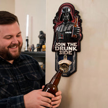 Load image into Gallery viewer, Join the Drunk Side - Personalized Warrior Wall Hanging Bottle Opener