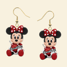 Load image into Gallery viewer, “Craft Your Style with Charm” - Personalized Cartoon Crochet Earrings - A Unique Gift for Crochet Lovers Earrings PopCulturePrints