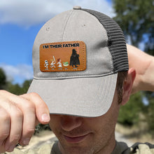 Load image into Gallery viewer, Custom 'I'm Their Father' Leather Patch Hat Caps PopCulturePrints