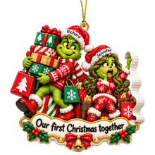 Load image into Gallery viewer, Our First Christmas Together Ornament - Personalized Gift for Couples
