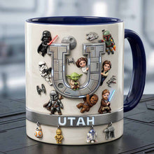 Load image into Gallery viewer, Celebrate Your Unique Style with the Alphabet Initial Letter Mug - Personalized Gift for All Occasions Coffee Mug PopCulturePrints