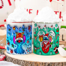 Load image into Gallery viewer, Personalized Cartoon Couple Christmas Mug | Custom Holiday Gift | Valentine's Day Gifts Coffee Mug PopCulturePrints