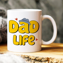 Load image into Gallery viewer, Personalized Dad Life Mug - Custom Gift for Father's Day Coffee Mug PopCulturePrints