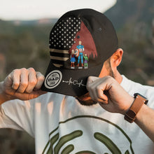 Load image into Gallery viewer, Custom Superhero Family Cap for Dad - Personalized Father's Day Gift Caps PopCulturePrints