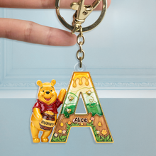 Load image into Gallery viewer, Cute Cartoon Bear Keychain - Personalized Gift for Fans and Friends Keychains PopCulturePrints