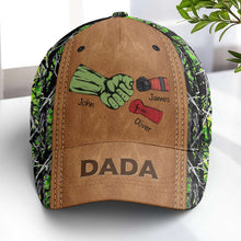 Load image into Gallery viewer, Personalized Superhero Dad Cap - Custom Name Gifts Caps PopCulturePrints