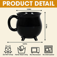 Load image into Gallery viewer, “Brew Magic in Every Sip” - Whimsical Cauldron Mug - Personalized Gift for Fantasy Lovers