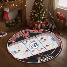 Load image into Gallery viewer, Dive Into The Game: Personalized Winter Sports Doormat - Perfect Gift for Sports Lovers Doormat PopCulturePrints
