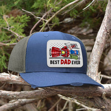 Load image into Gallery viewer, Customizable 'Best Dad Ever' Superhero Cap Caps PopCulturePrints