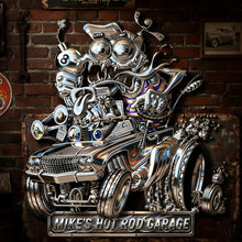 Load image into Gallery viewer, “Rev Up the Fun!” - Custom Metal Sign for Hot Rod Lovers Metal Signs PopCulturePrints