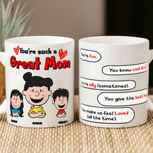 Load image into Gallery viewer, Personalized Great Mom Coffee Mug - Perfect Gift For Mother's Day Coffee Mug PopCulturePrints