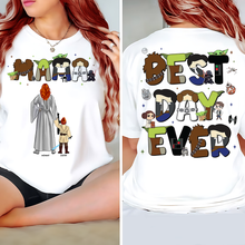 Load image into Gallery viewer, Best Day Ever: Personalized Mom Shirt - Custom Gift for Mom, Grandma & More Shirts PopCulturePrints