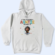 Load image into Gallery viewer, This Awesome Mom Belongs To - Personalized T-Shirt T-shirt PopCulturePrints