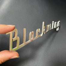 Load image into Gallery viewer, Custom Brushed Metal Name Sign - Personalized Décor Emblem PopCulturePrints