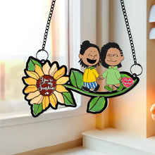 Load image into Gallery viewer, You're My Sunshine Personalized Suncatcher Ornament for Couples Suncatcher PopCulturePrints