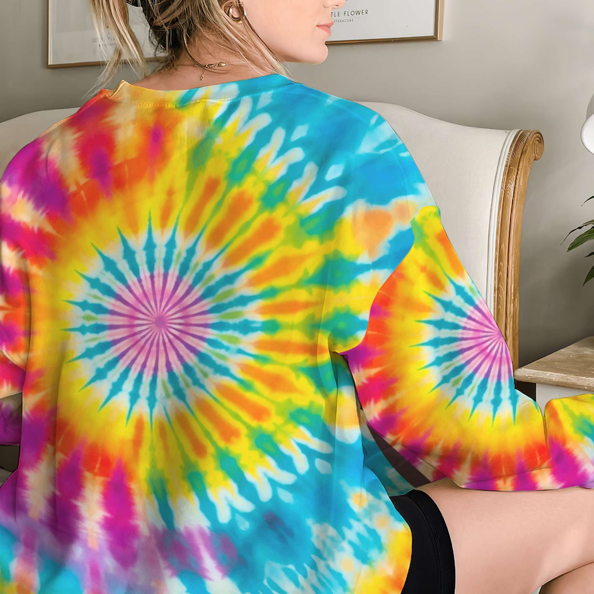 Personalized Jeep Girl Cap with Sunflower and Custom Name AOP Products PopCulturePrints