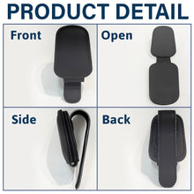 Load image into Gallery viewer, Drive Safe, I Woof You - Personalized Dog Dad Sunglasses Holder Sunglasses Holder For Car Visor PopCulturePrints