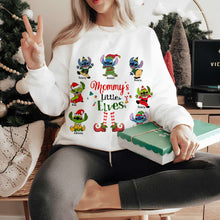 Load image into Gallery viewer, Customizable Christmas Elves Sweatshirt for Mom Shirts PopCulturePrints