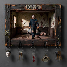 Load image into Gallery viewer, "Embrace Your Dark Side" - Dark Horror Key Hanger - Personalized Gift for Horror Lovers Key Hanger PopCulturePrints