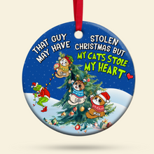 Load image into Gallery viewer, Custom Cat Lover Christmas Ornament - Heartfelt Holiday Decor Ornament PopCulturePrints