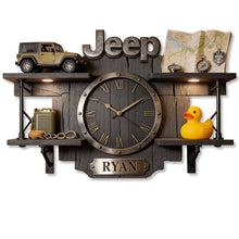 Load image into Gallery viewer, Adventure Awaits: Personalized Off-Road Car Wall Clock - Unique Gift for Adventure Enthusiasts Hanging Wall Clock PopCulturePrints