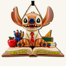 Load image into Gallery viewer, Inspire, Teach, and Celebrate - Personalized Back To School Teacher Wood Sign Wood Sign PopCulturePrints